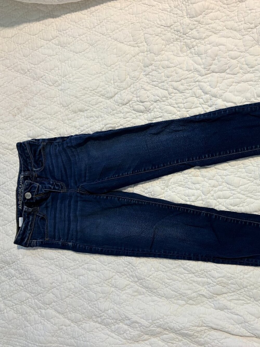 American Eagle Next Level Stretch Skinny Jeans Dark Wash Size 0